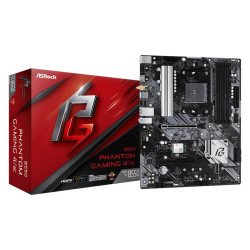 Материнская плата ASRock B550 PHANTOM GAMING 4/AC sAM4 4xDDR4 HDMI M.2 Wi-Fi BT ATX Материнская плата ASRock B550 PHANTOM GAMING 4/AC sAM4 4xDDR4 HDMI M.2 Wi-Fi BT ATX